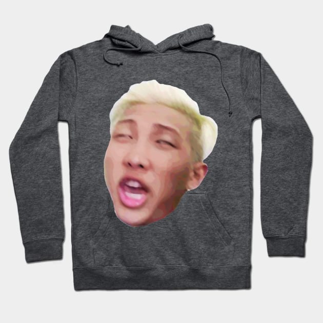 Namjoon - rap monster bts memes-face Hoodie by NEZNAYKA